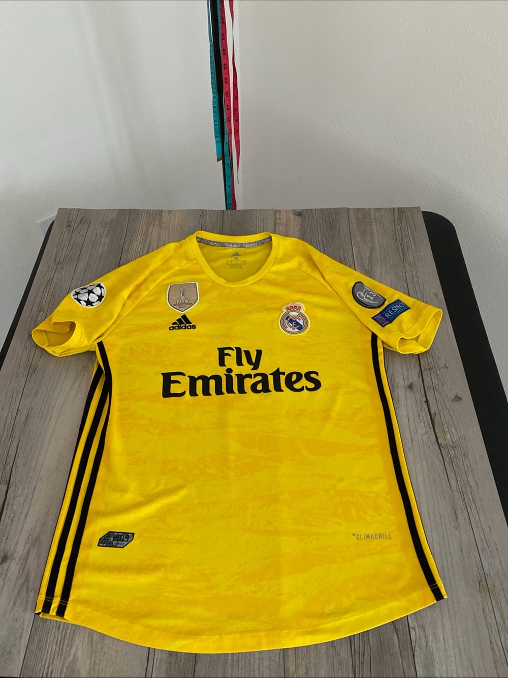 Adidas 2019 Authentic Real Madrid Keylor Navas Jersey Climachill Medium